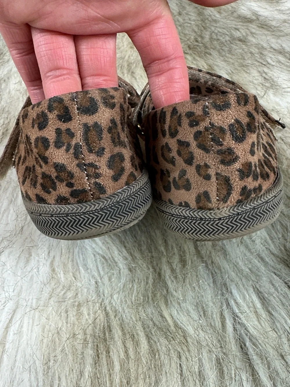 Harper Canyon Girls Size 12 Leopard Cat Mary Jane Flats Shoes